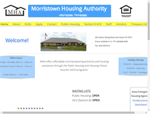 Tablet Screenshot of morristownpha.org